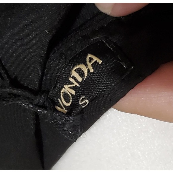 NWT Vonda Solid Black Long Sleeve Short Dress - Small - Picture 5 of 6